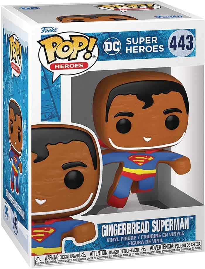 Funko Pop Dc Super Heroes: Gingerbread Superman Figür 443
