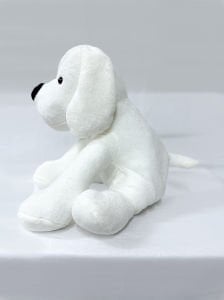 PELUŞ OTURAN KÖPEK BEYAZ
