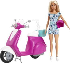 Barbie Doll and Scooter