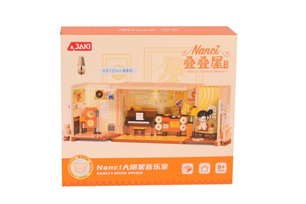 HK133 JAKİ BÜYÜK YILDIZ MÜZİK ODASI 256 PARÇA BLOCK OYUNCAK