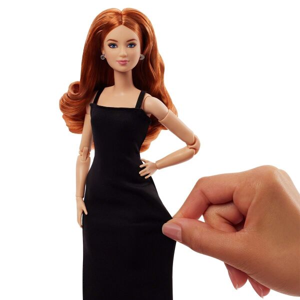 JBH74 Barbie Basics İkonik Koleksiyon Bebekler - Kızıl