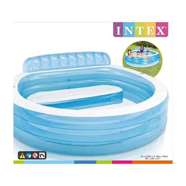 INTEX KOLTUKLU AİLE HAVUZU 2.29m x 2.18m x 79cm