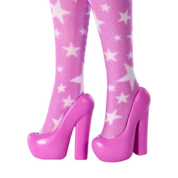 JJN71 Barbie DELUXE STYLE - Yıldız Desenli Elbise