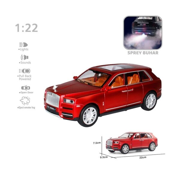 HCL-506 KUT CB 1 22 SESLİ VE IŞIKLI BUHARLI RR LUX JEEP(Belirtilen fiyat, tekli satış için adet fiyatıdır.)