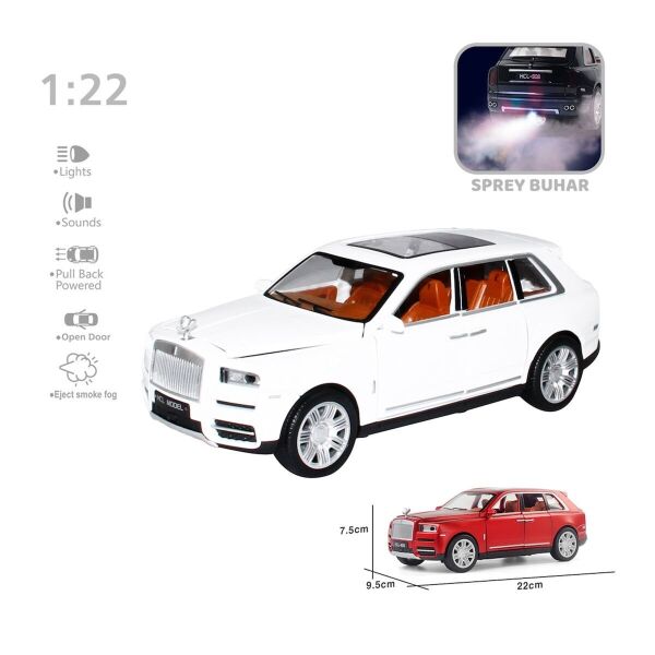 HCL-506 KUT CB 1 22 SESLİ VE IŞIKLI BUHARLI RR LUX JEEP(Belirtilen fiyat, tekli satış için adet fiyatıdır.)