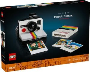LEGO® Ideas Polaroid OneStep SX-70 Kamera 21345 - Fotoğraf Meraklısı Yetişkinler için Koleksiyonluk ve Sergilenebilir Yaratıcı Model
