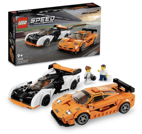 LEGO Speed Champions McLaren Solus GT ve McLaren F1 LM 76918