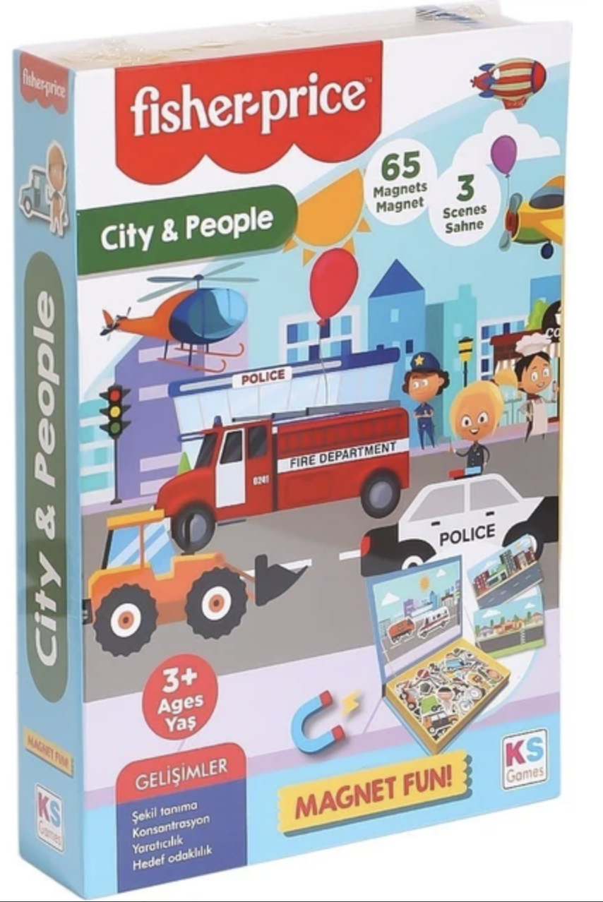KS Games Fisher Price Baby Puzzle City People