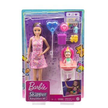 FHY97 Skipper Bebek Bakıcısı Bebeği ve Aksesuarları Oyun Seti