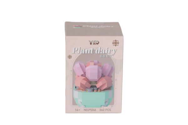 P1246 PANLOS SİMÜLASYON ÇİÇEK SERİSİ 342 PARÇA BLOCK OYUNCAK