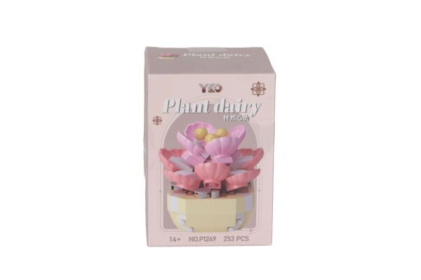 P1249 PANLOS SİMÜLASYON ÇİÇEK SERİSİ 253 PARÇA BLOCK OYUNCAK