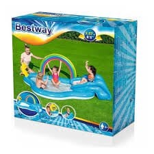 Bestway Gökkuşağı Fışkıyeli Kaydıraklı Havuz 53092 257 x 145 cm