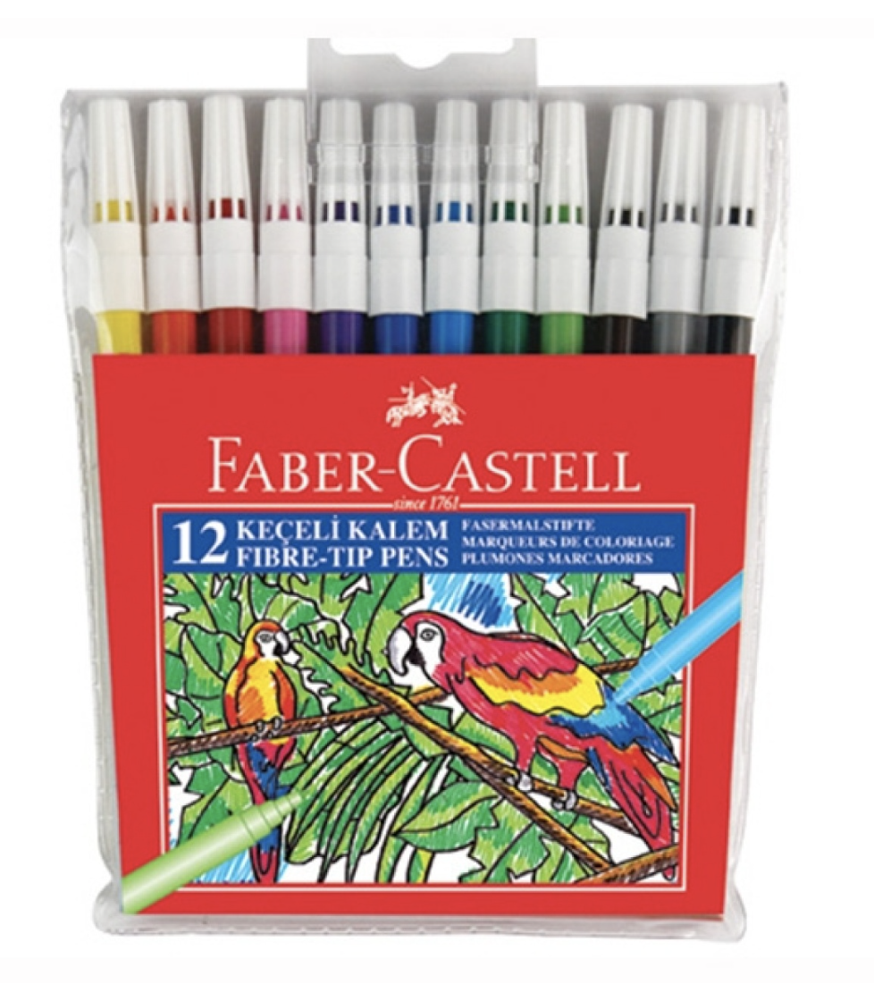 Faber Castell Keçeli Kalem 12'li