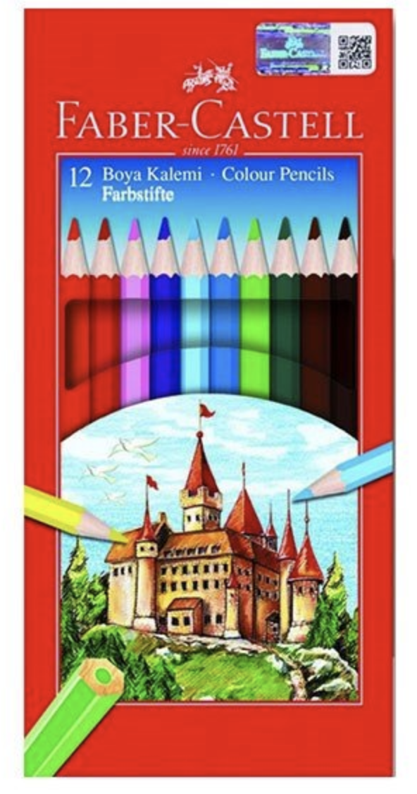 Faber-Castell Boya Kalemi Tam Boy 12 Renk