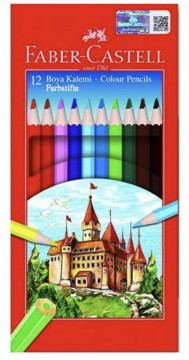 Faber-Castell Boya Kalemi Tam Boy 12 Renk