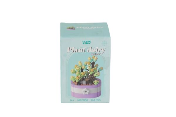 P1256 PANLOS SİMÜLASYON ÇİÇEK SERİSİ 263 PARÇA BLOCK OYUNCAK