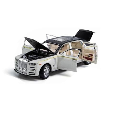 ZHD-B2407- Vardem  Çek Bırak Işıklı ve Sesli Model RR Metal Araba 1:24
