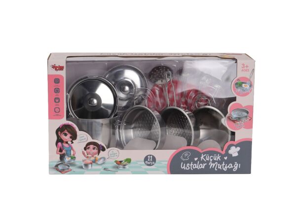 ATF-3815-1A 11 PARÇA ÇELİK TENCERE TAVA SET