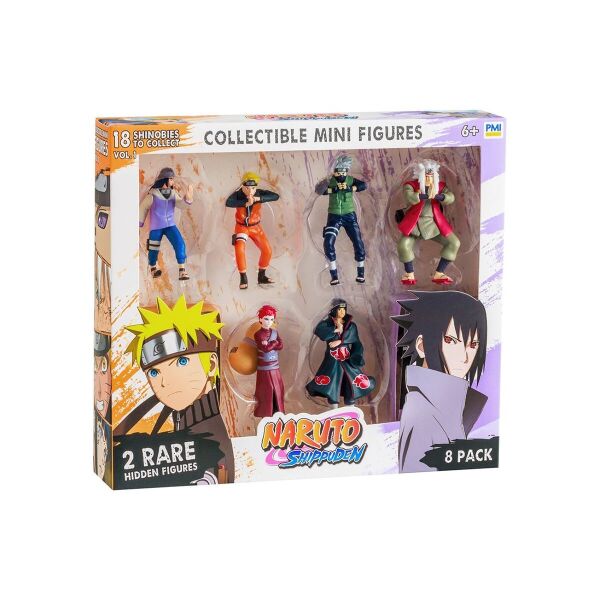 PMI NSH2070S NARUTO 8Lİ KOLEKSİYON FİGÜR SETİ ASORTİ