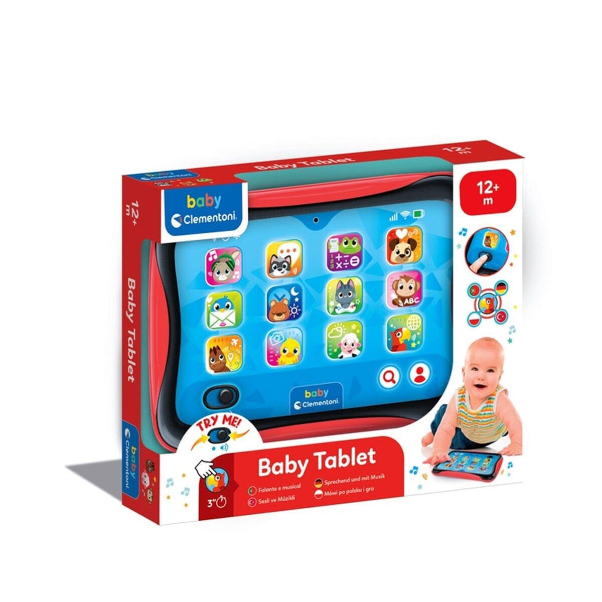 17535 Baby Clementoni - Bebek Tableti +12 ay